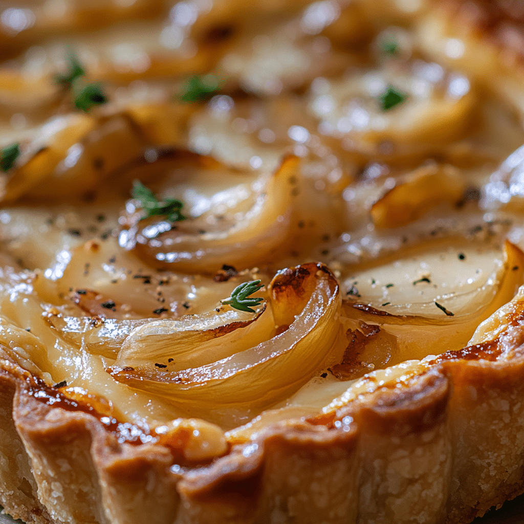 Tarta de Queso y Cebolla