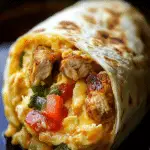 Burrito de Desayuno con Pollo 85 Burrito de Desayuno con Pollo