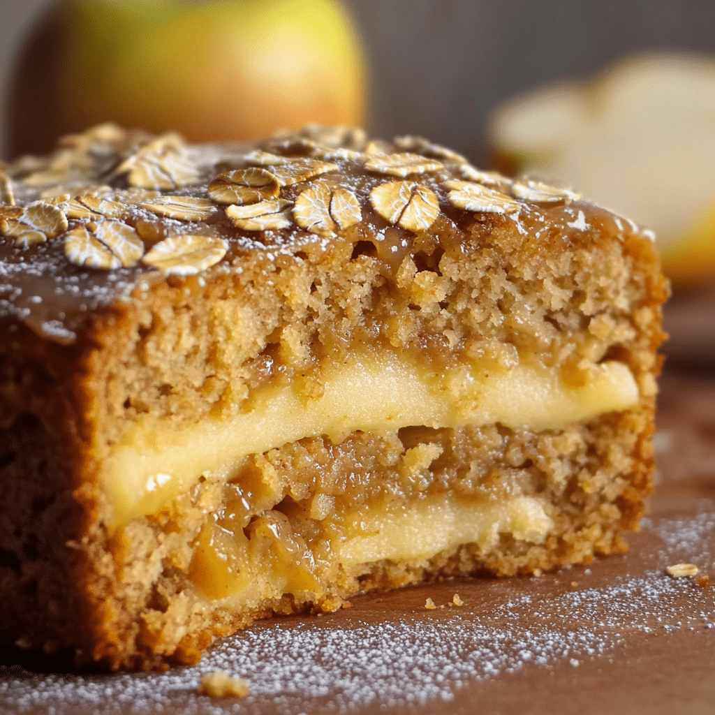 Bizcocho de Avena y Manzana