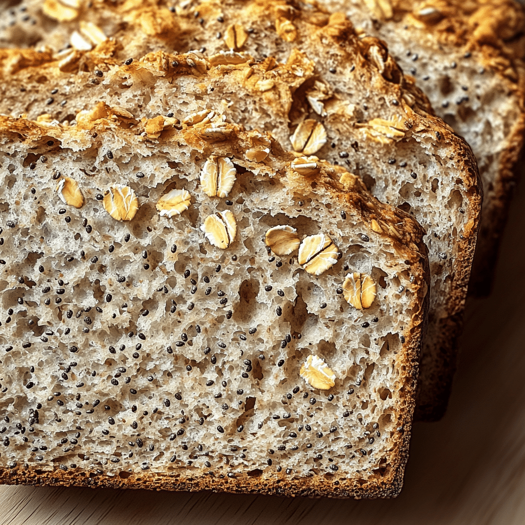 Receta de Pan de Avena y Chía Sin Harina