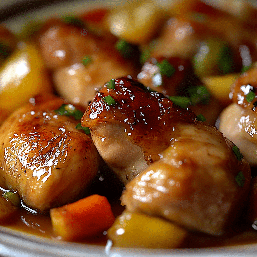 Receta Irresistible de Pollo Agridulce