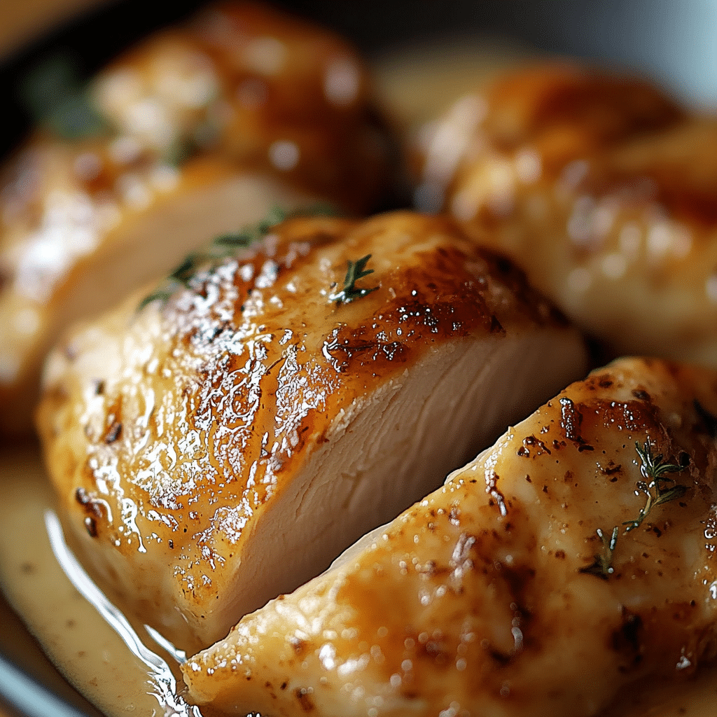 Receta de Pechuga de Pollo a la Crema