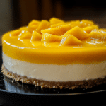Cheesecake de Mango Tropical – Un Postre Irresistible