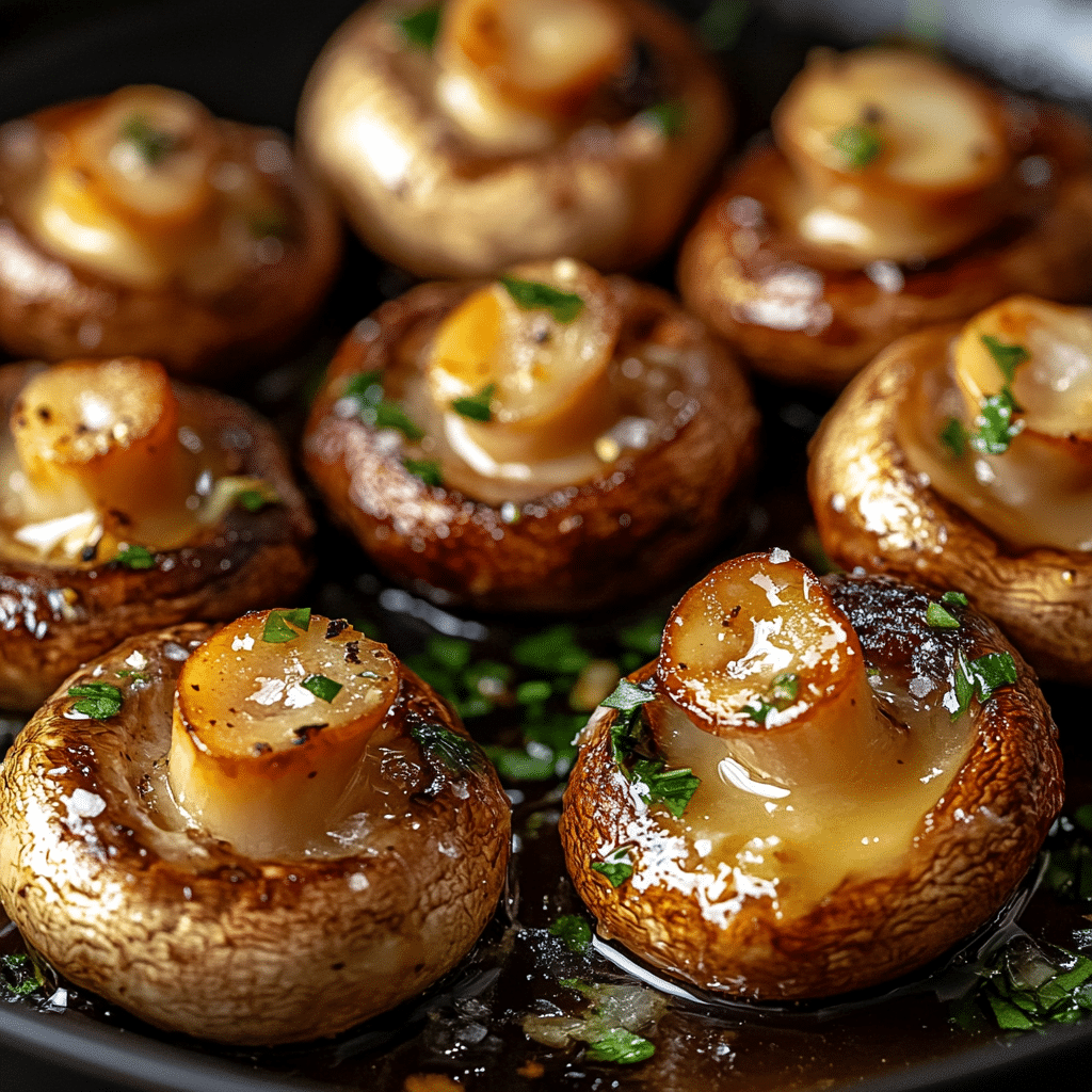 Champiñones al Ajo con Mantequilla