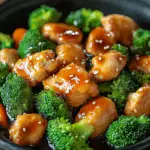Pollo con Brócoli y Zanahoria Estilo Chino