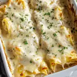 Lasaña Rolos de Pollo Alfredo 79 Lasaña Rolos de Pollo Alfredo