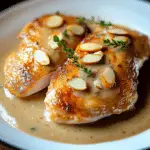 Receta de Pollo con Crema de Almendras