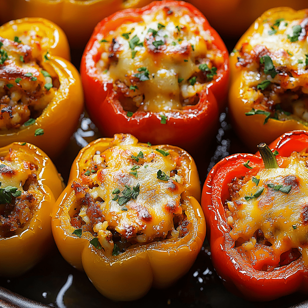 Pimientos Rellenos al Horno