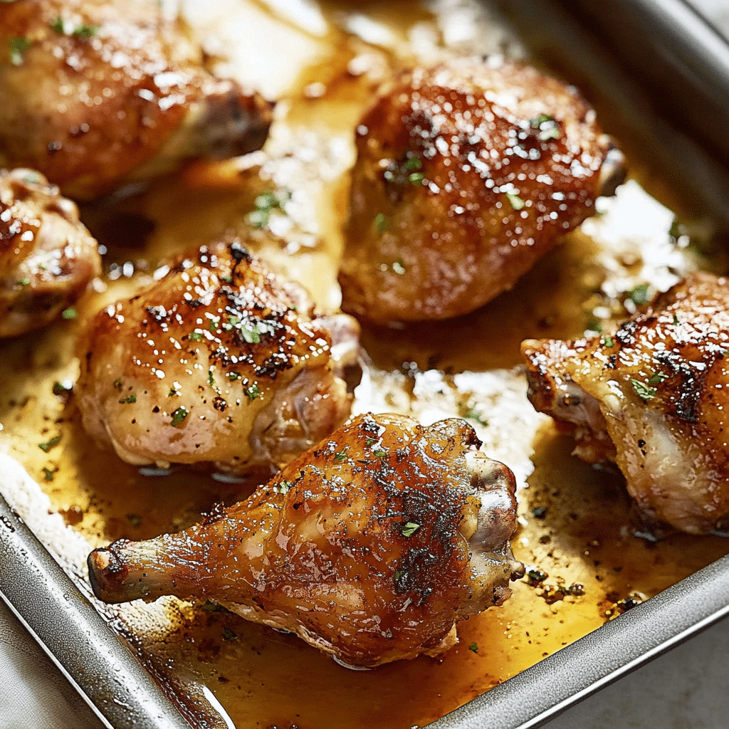 Muslos de Pollo al Horno: ¡Delicia Crujiente y Sabrosa!