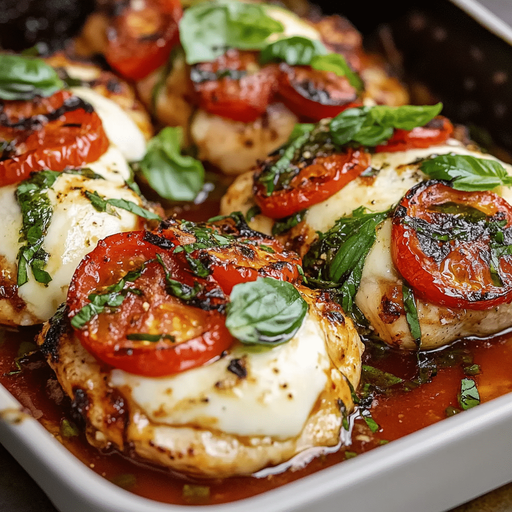 Pollo Caprese al Horno: Una receta deliciosa y sencilla