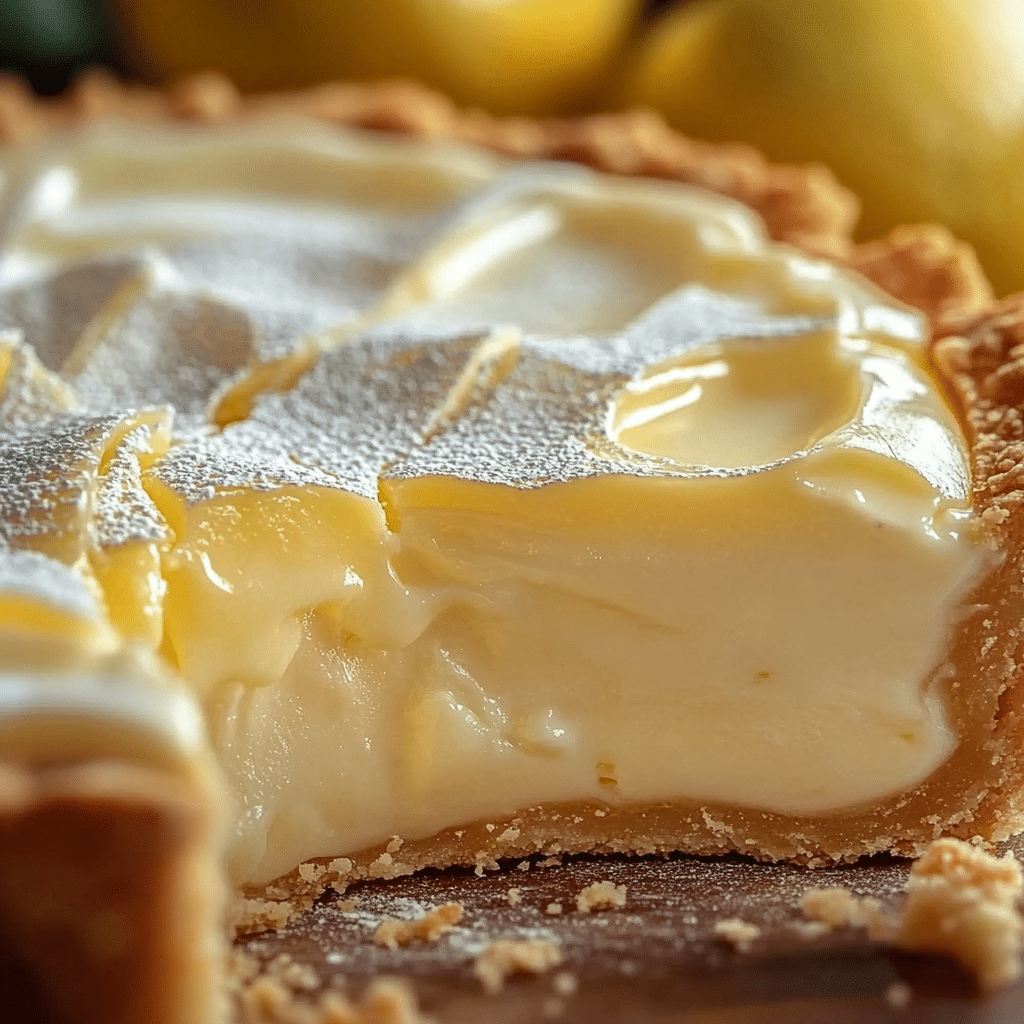 Pastel Cremoso de Queso y Limón
