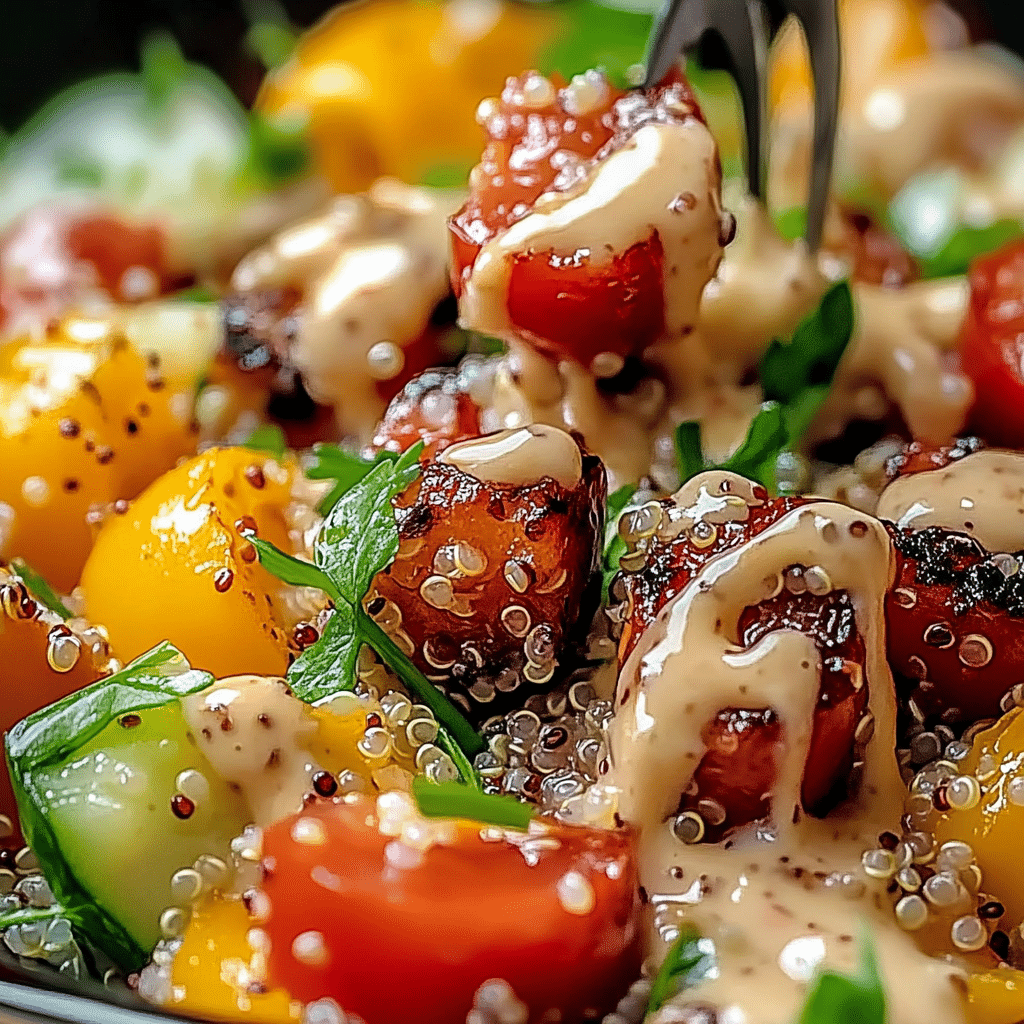 Ensalada de Quinoa y Verduras Frescas - Saludable y Deliciosa