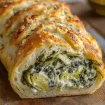 Pan Relleno de Espinacas y Alcachofas