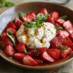 Ensalada de Burrata y Fresas: Frescura y Sabor en Cada Bocado