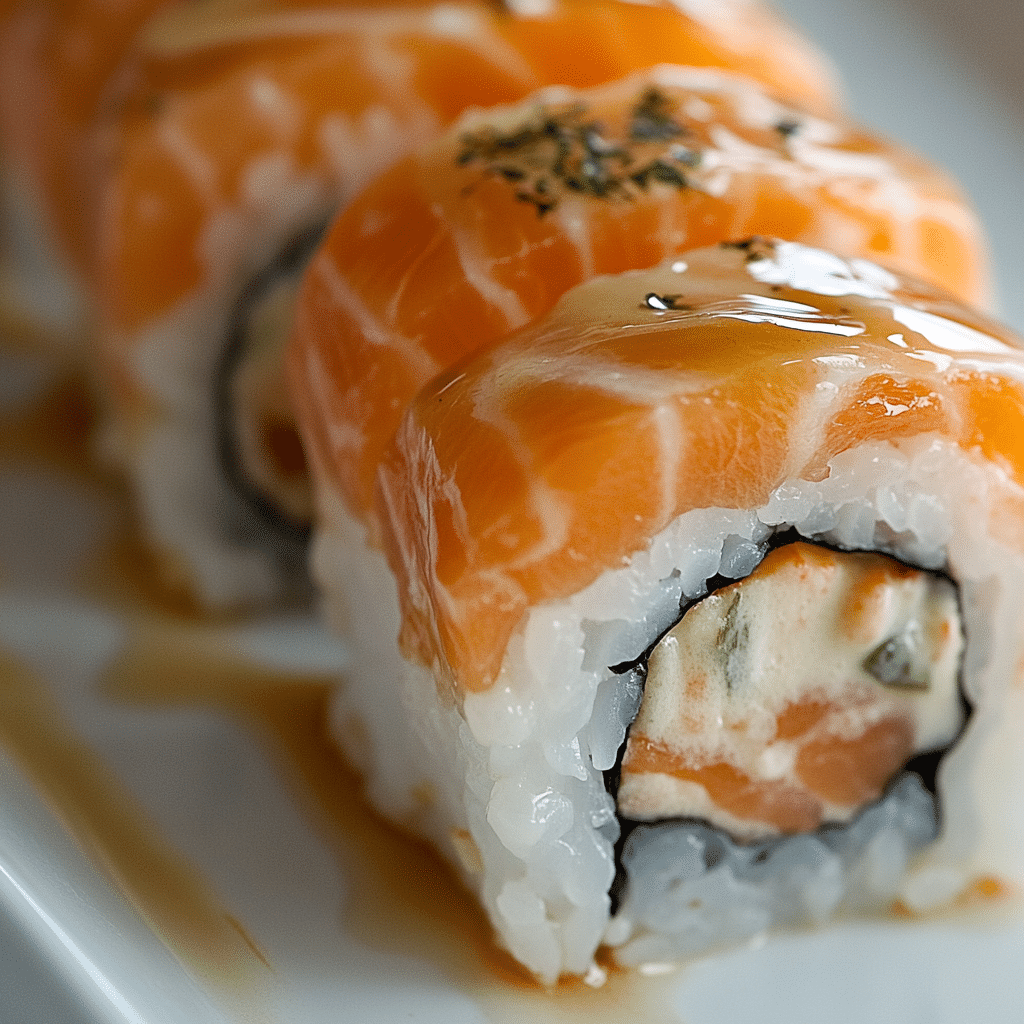 Horneado de Sushi de Salmón