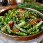 Ensalada templada de judías verdes 🌱🥗🥒