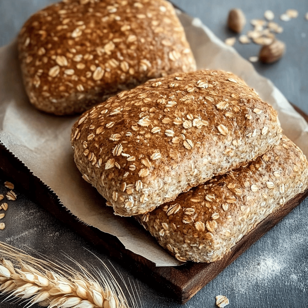 Pan de avena y chía sin harina
