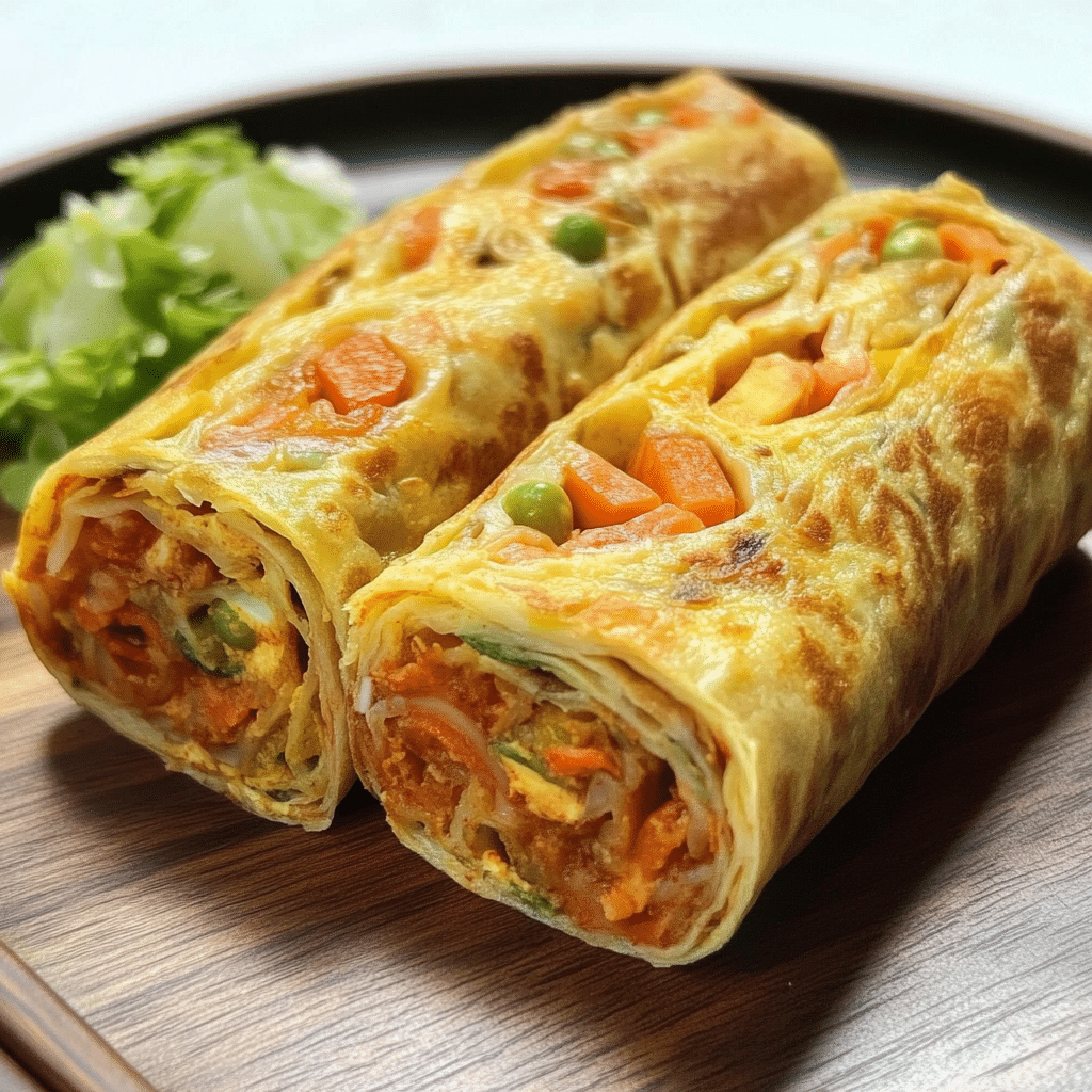 Tortilla coreana enrollada (GYERAN-MARI)