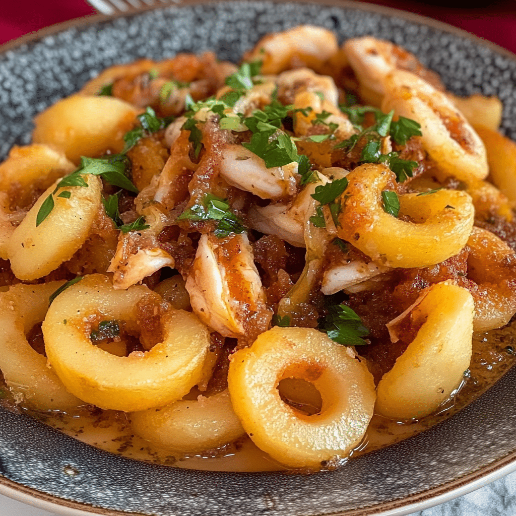 Calamares con patatas