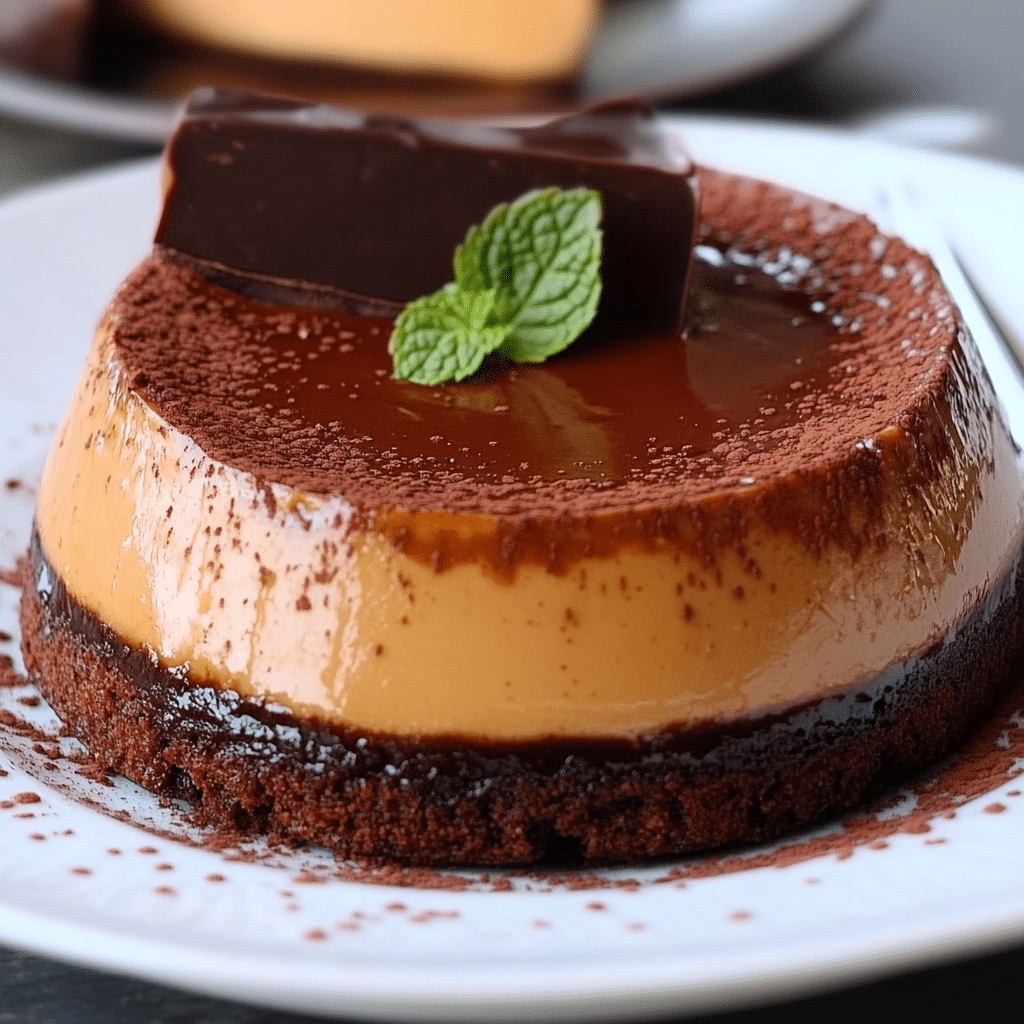 Chocoflan Casero