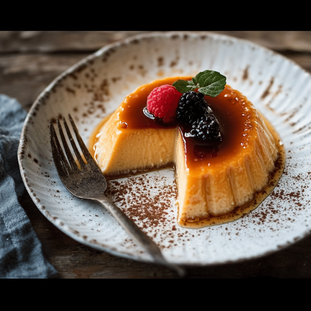 Flan Casero de Vainilla