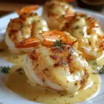 Colas de Langosta con Mantequilla de Ajo Cremosa
