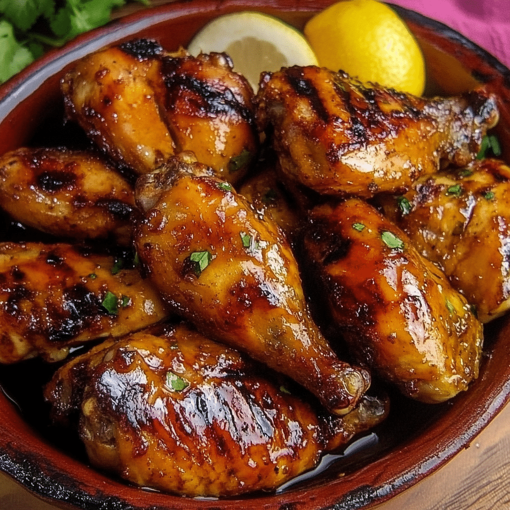 Alitas de Pollo a la Barbacoa