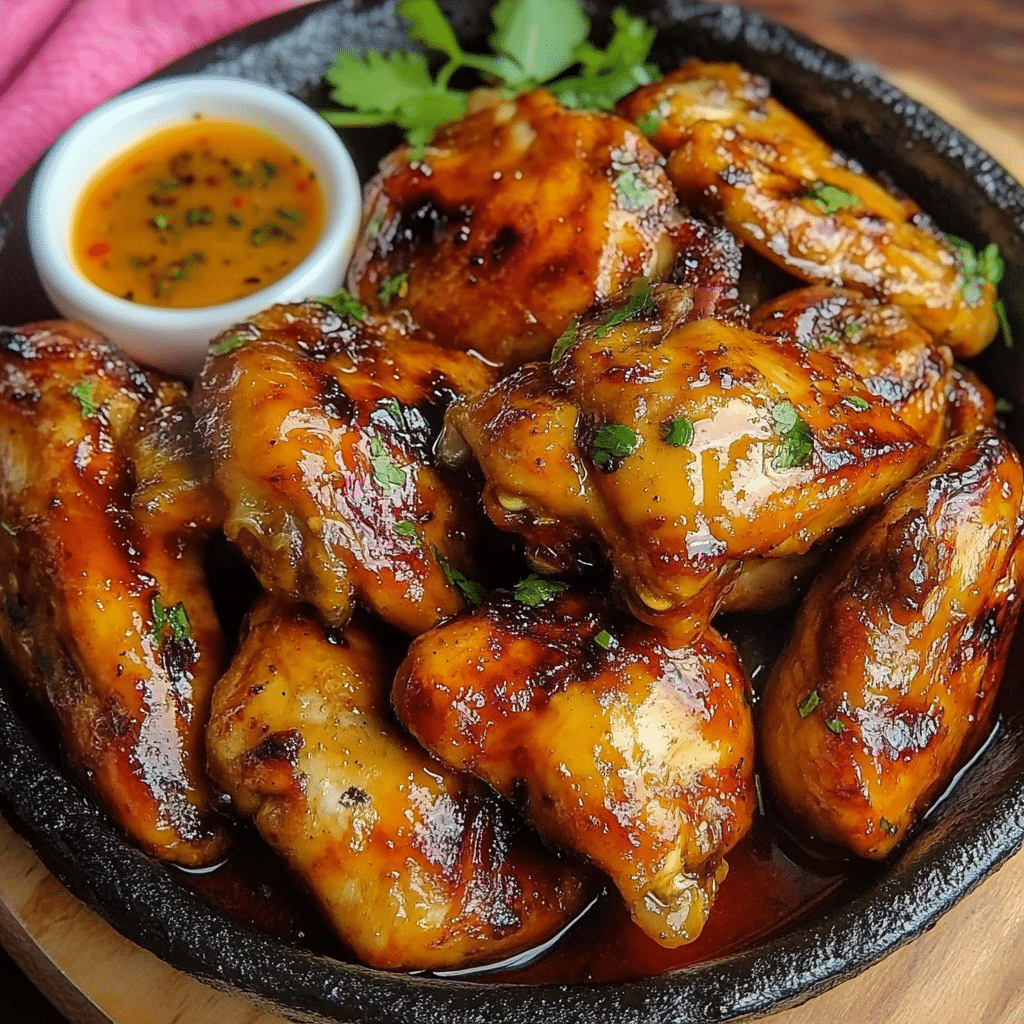 Alitas de Pollo a la Barbacoa