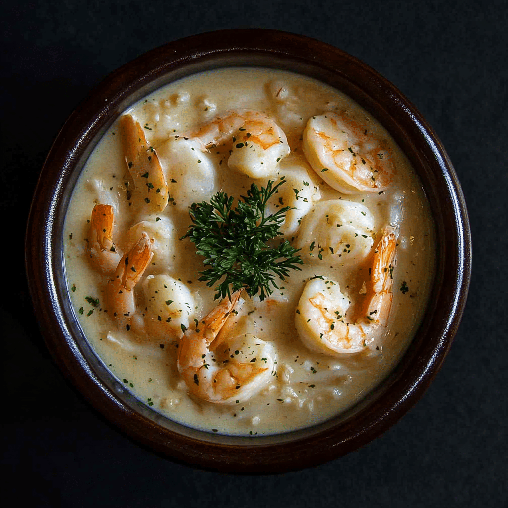 Crema de Mariscos con Cangrejo y Camarones 75 Crema de Mariscos con Cangrejo y Camarones
