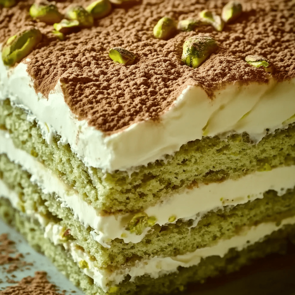 Tiramisú de Pistacho Delicioso y Fácil 79 Tiramisú de Pistacho Delicioso y Fácil