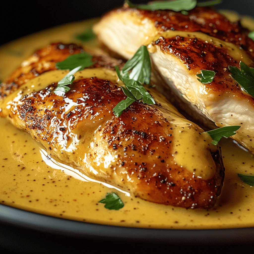 Receta de Pollo a la Mostaza