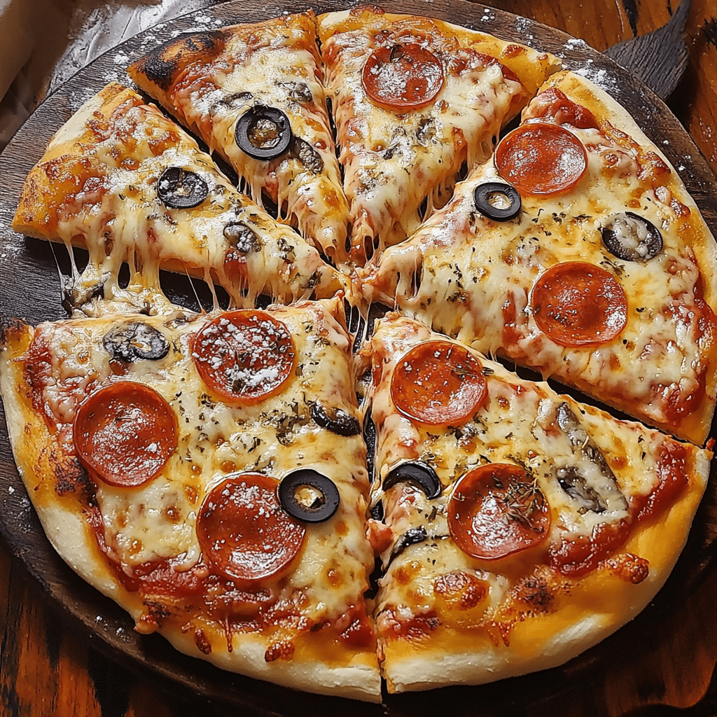 Pizza Casera en Sartén