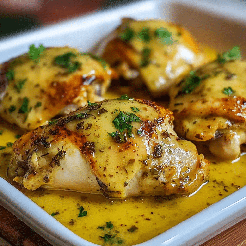 Pollo a la Mostaza