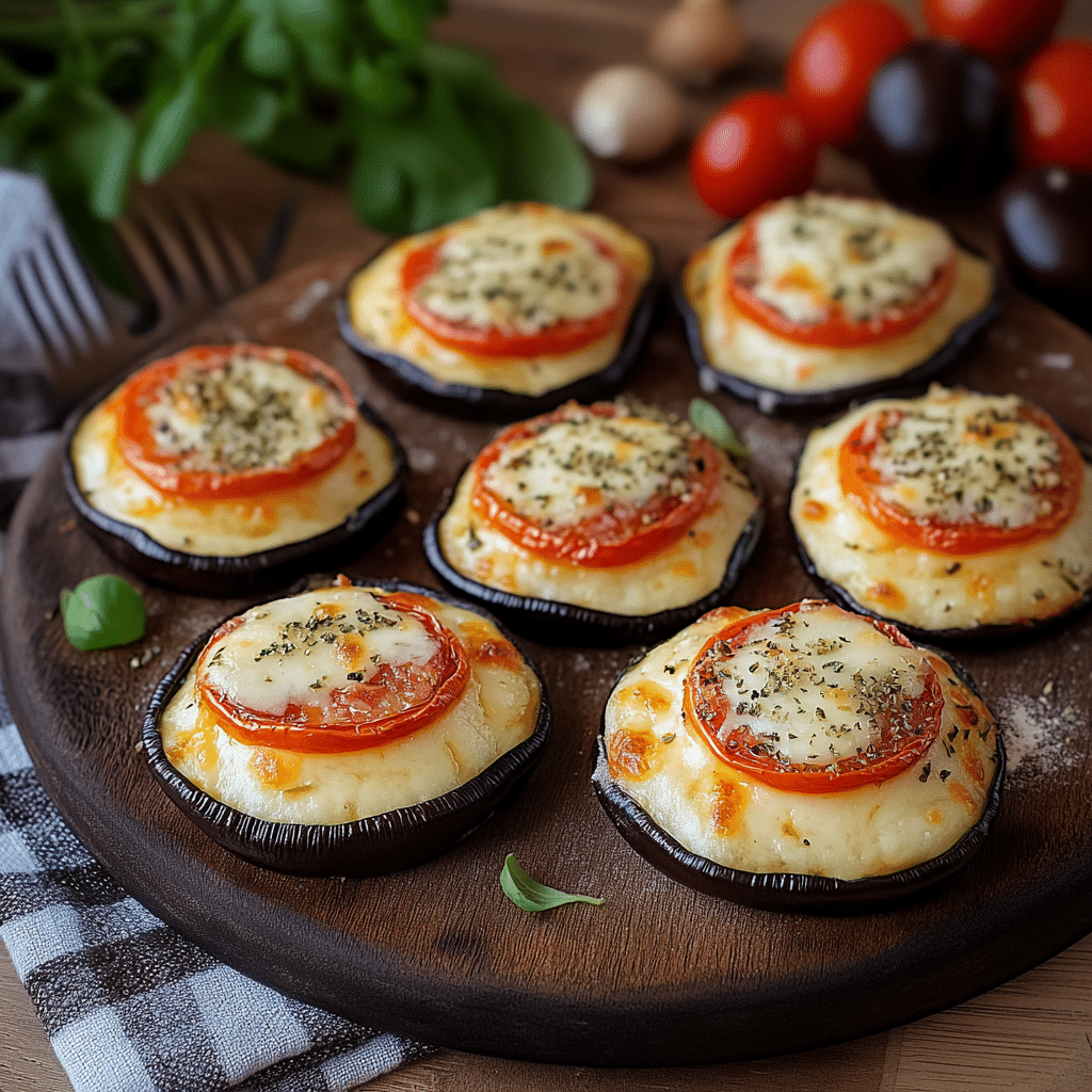 Mini Pizzas de Berenjena: Receta Deliciosa y Saludable