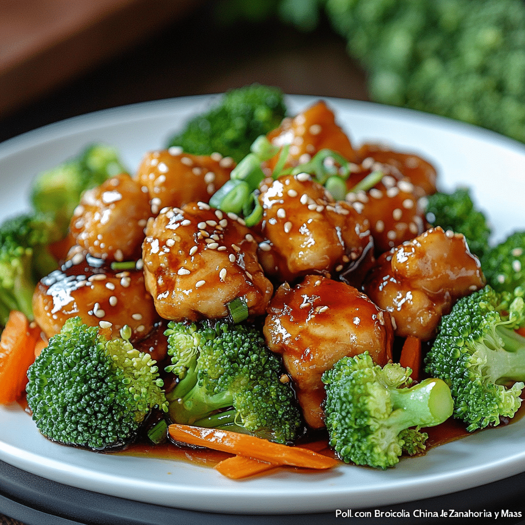 Pollo con Brócoli: Delicia China de Zanahoria y Más