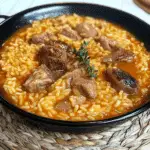 Arroz meloso con costillas