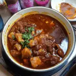 Carne de puerco en chile pasilla