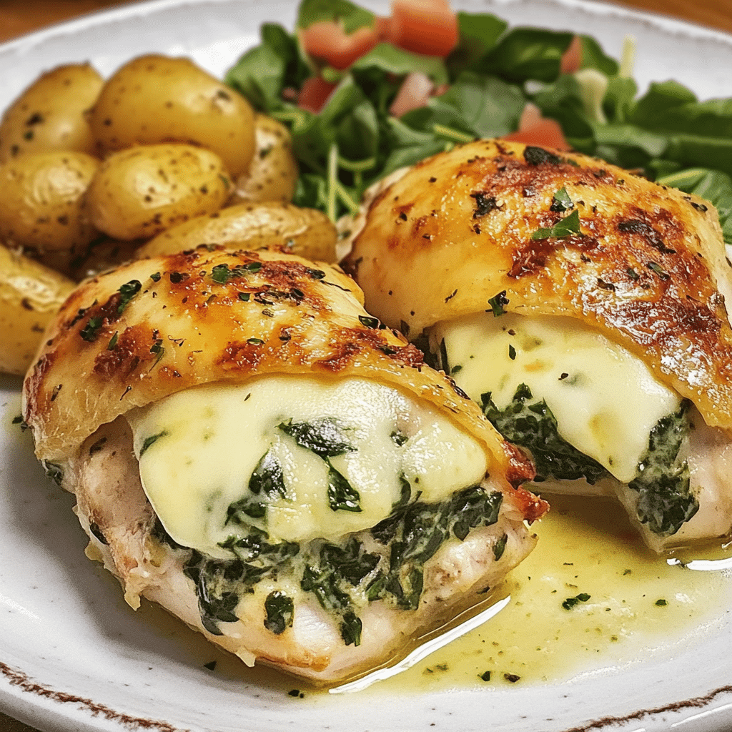 Pechugas Rellenas: Delicia Saludable con Espinaca y Queso 96 Pechugas Rellenas: Delicia Saludable con Espinaca y Queso