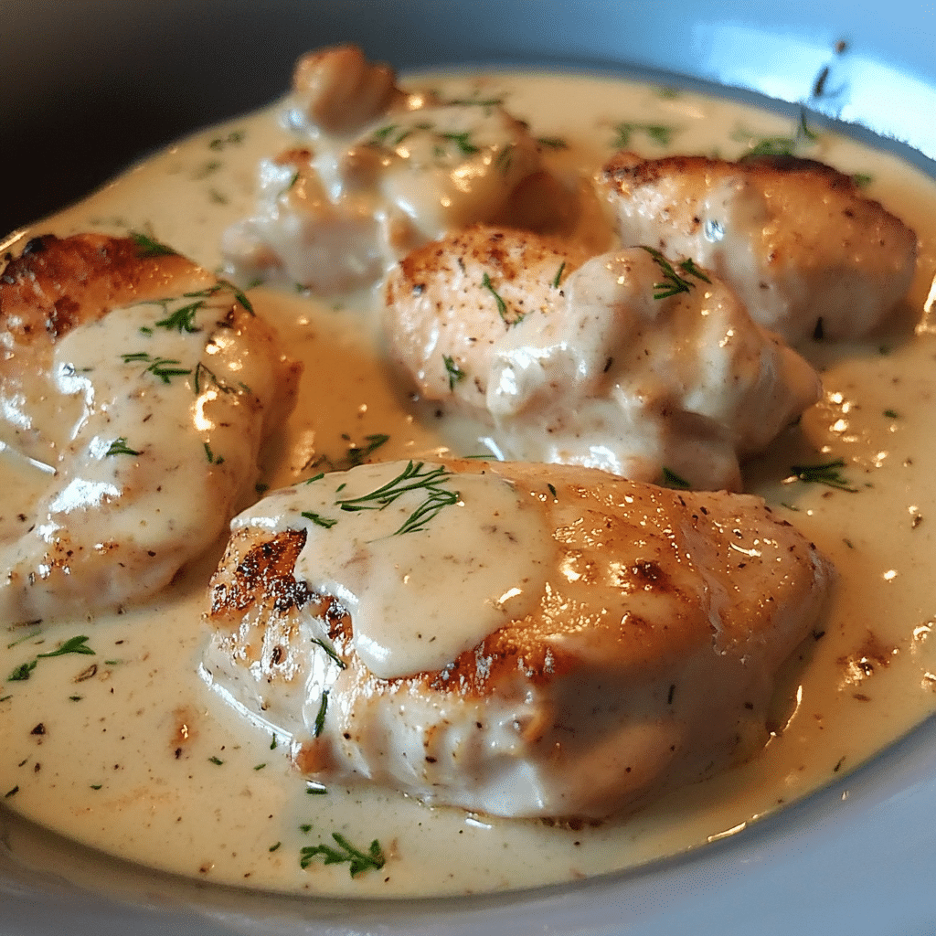 Pechuga de Pollo con Queso Crema: Delicia Cremosa