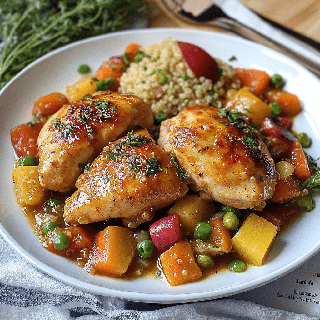 Pollo a la Jardinera: Delicia Saludable y Nutritiva