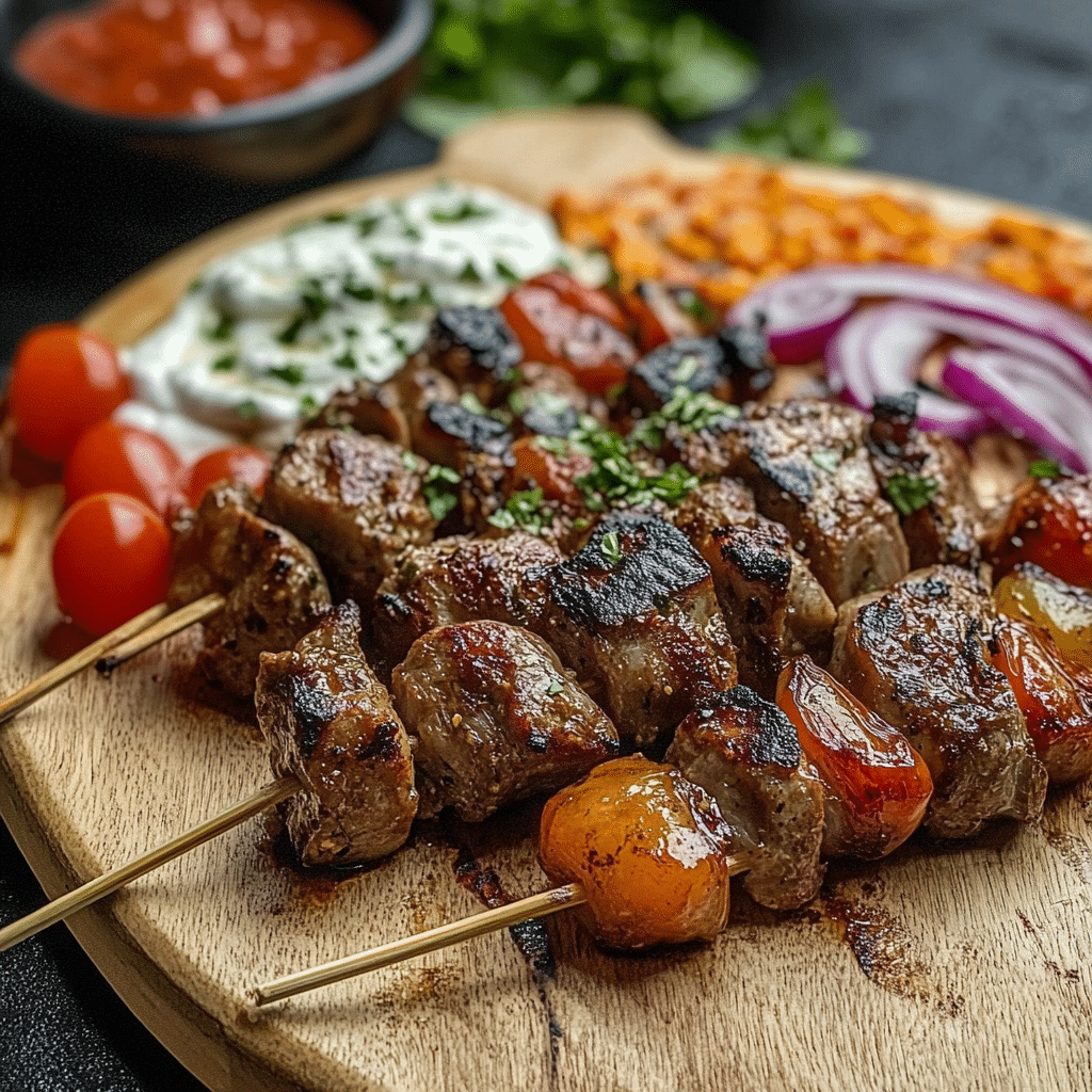 Kebab de cordero