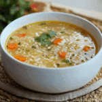 Sopa de Arroz: Plato Caliente y Lleno de Sabor