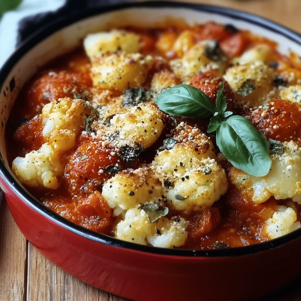 Marinara de Coliflor – ¡Una Delicia Mediterránea al Horno!
