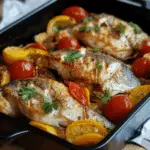 Pescado al Horno con Verduras 87 Pescado al Horno con Verduras
