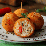Bolas de Arroz Italianas Rellenas