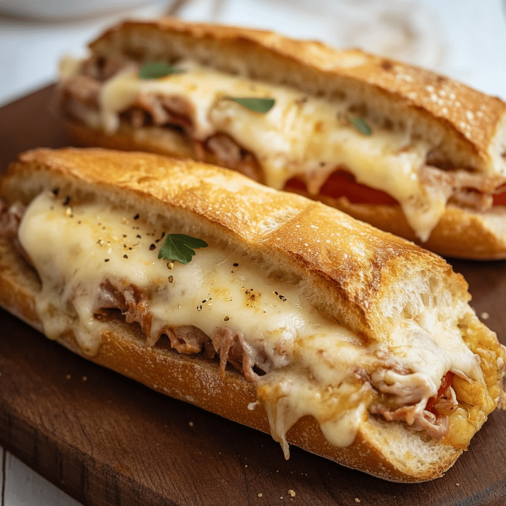 Paninis o Baguettes rellenas de atún y queso 71 Paninis o Baguettes rellenas de atún y queso