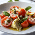 Ensalada de Tomate: Alcachofa y Alcaparras Deliciosa 88 Ensalada de Tomate: Alcachofa y Alcaparras Deliciosa