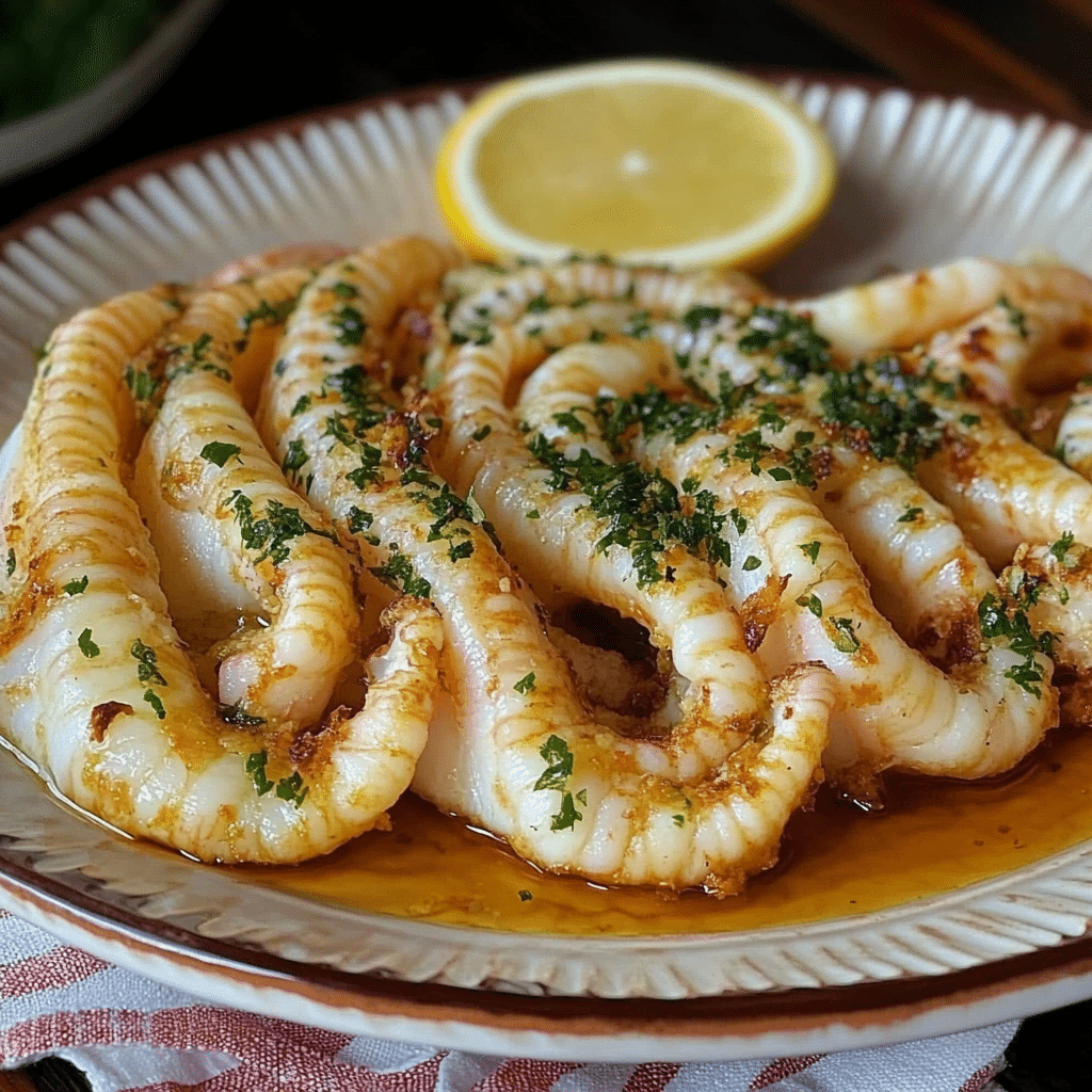 Calamares a la plancha con TRUCO para que queden MUY TIERNOS
