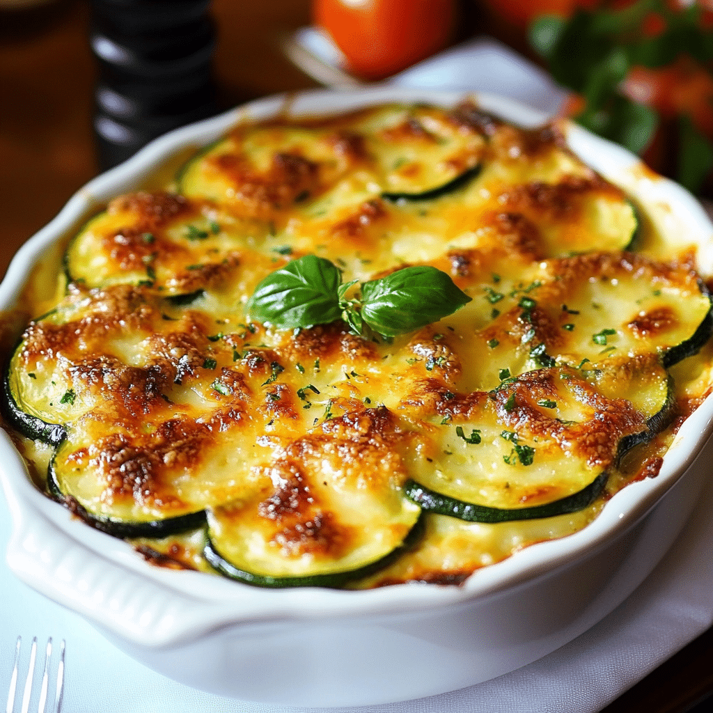 Gratin de Calabacín: Delicia Cremosa y Saludable