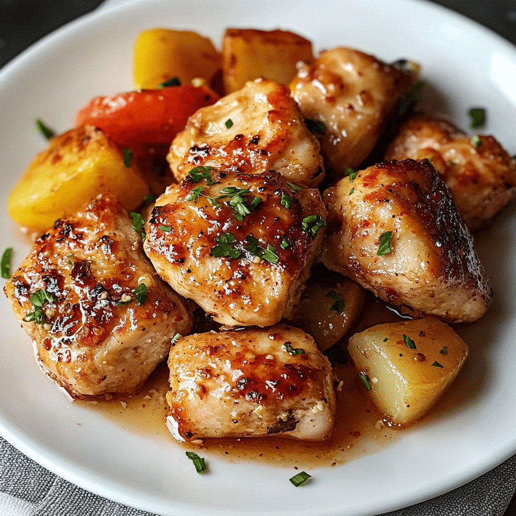 Bocados de Pollo al Limón y Ajo: Sabor Irresistible